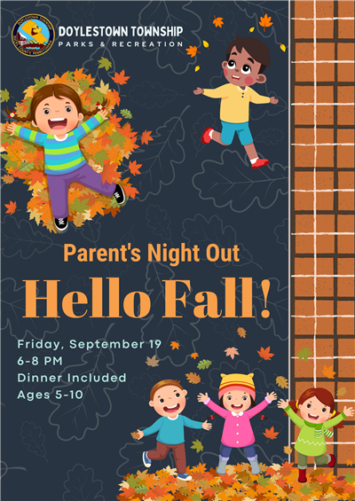 Fall Parents Night Out Flyer