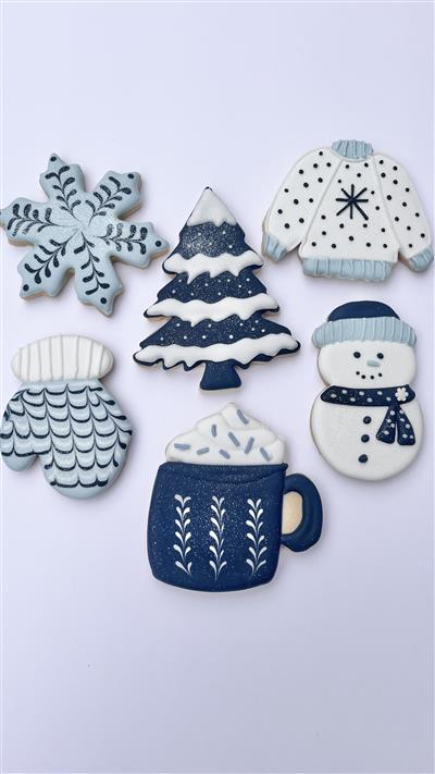 winter cookie decorating winter cookie decorating