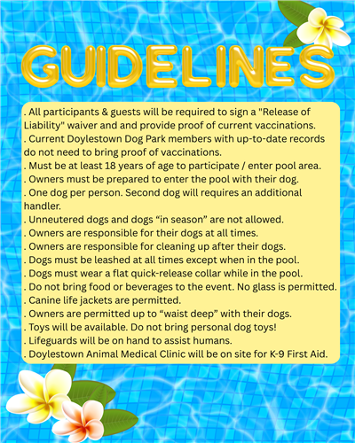 Fido Float Guidelines Fido Float Guidelines